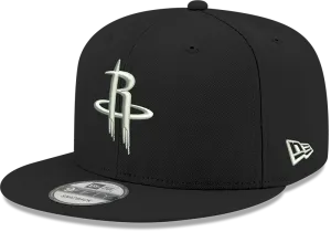 Men's Houston Rockets New Era 9FIFTY Black Adjustable Cap