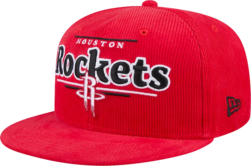 Men's Houston Rockets New Era 9FIFTY Throwback Display Adjustable Cap