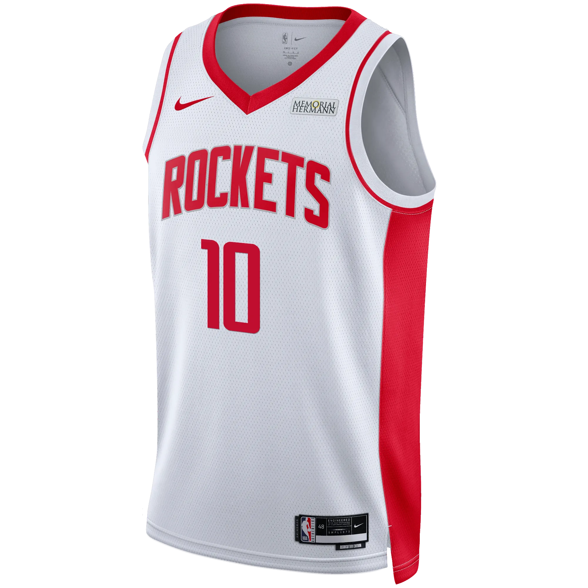 Men's Houston Rockets Nike Jabari Smith Jr. Association Edition Swingman Jersey