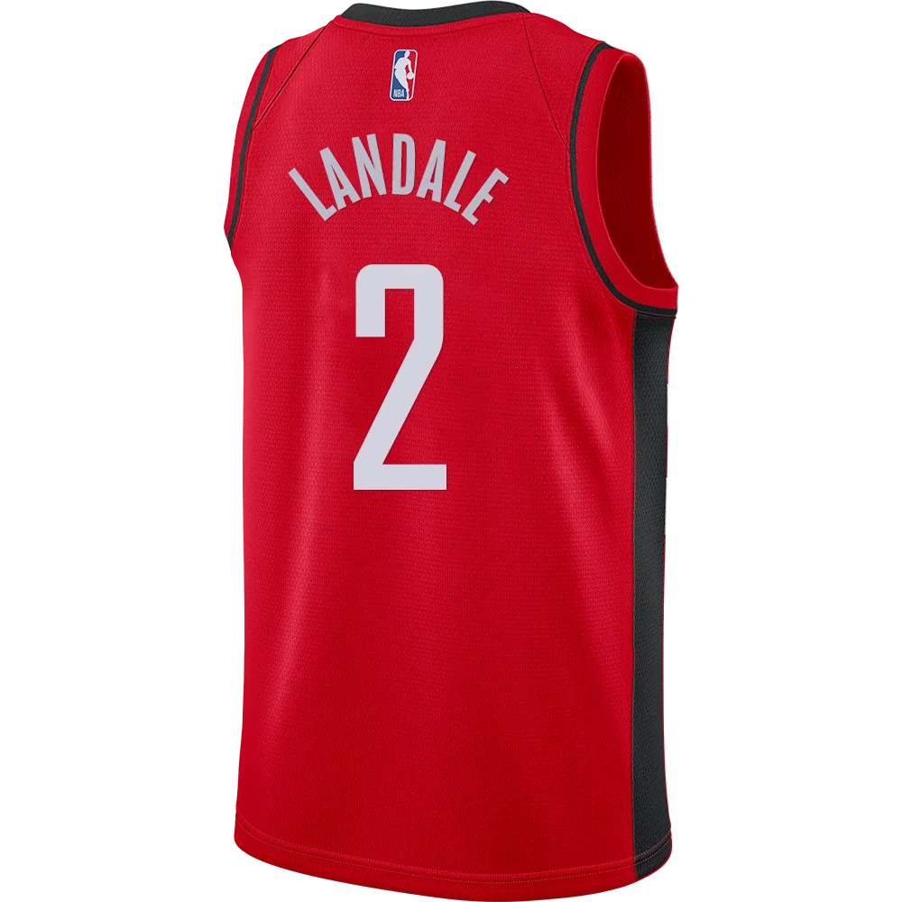 Men's Houston Rockets Nike Jock Landale Icon Edition Swingman Jersey