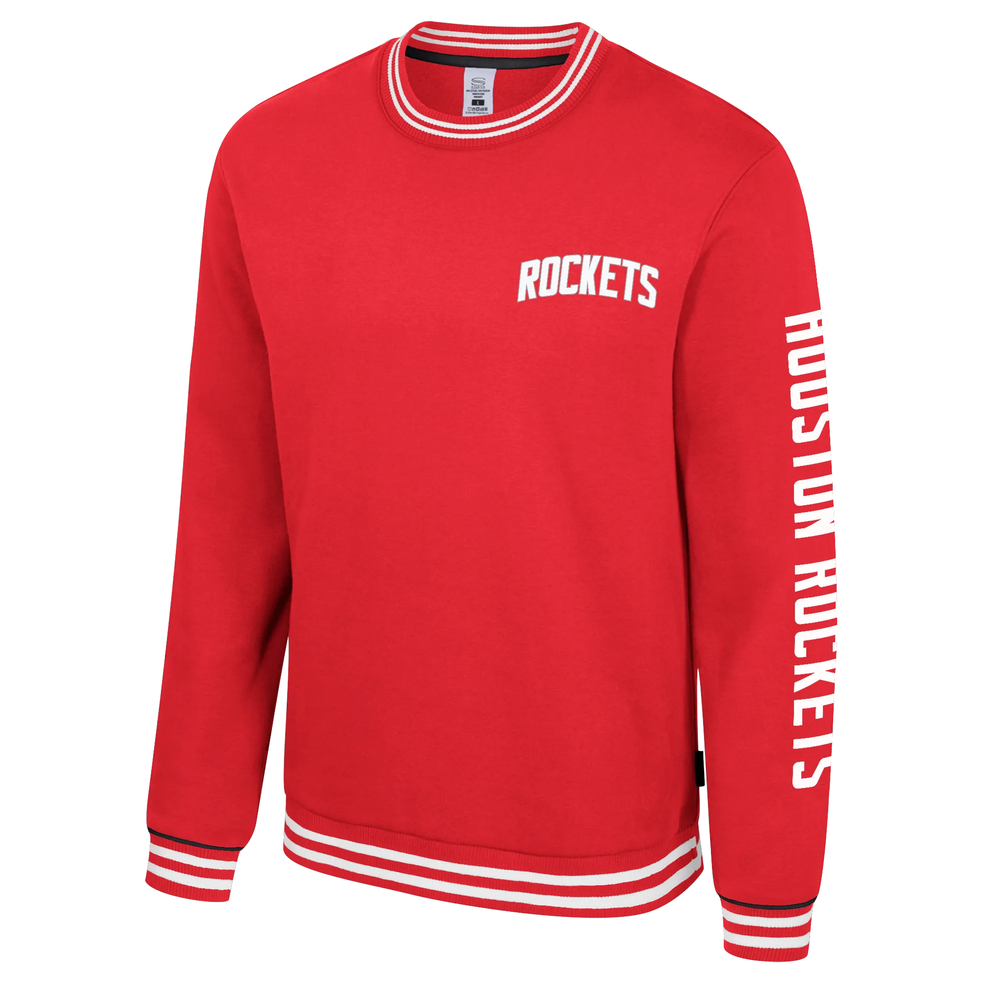 Men's Houston Rockets Stadium Essentials Halftime Crewneck Sweatshirt
