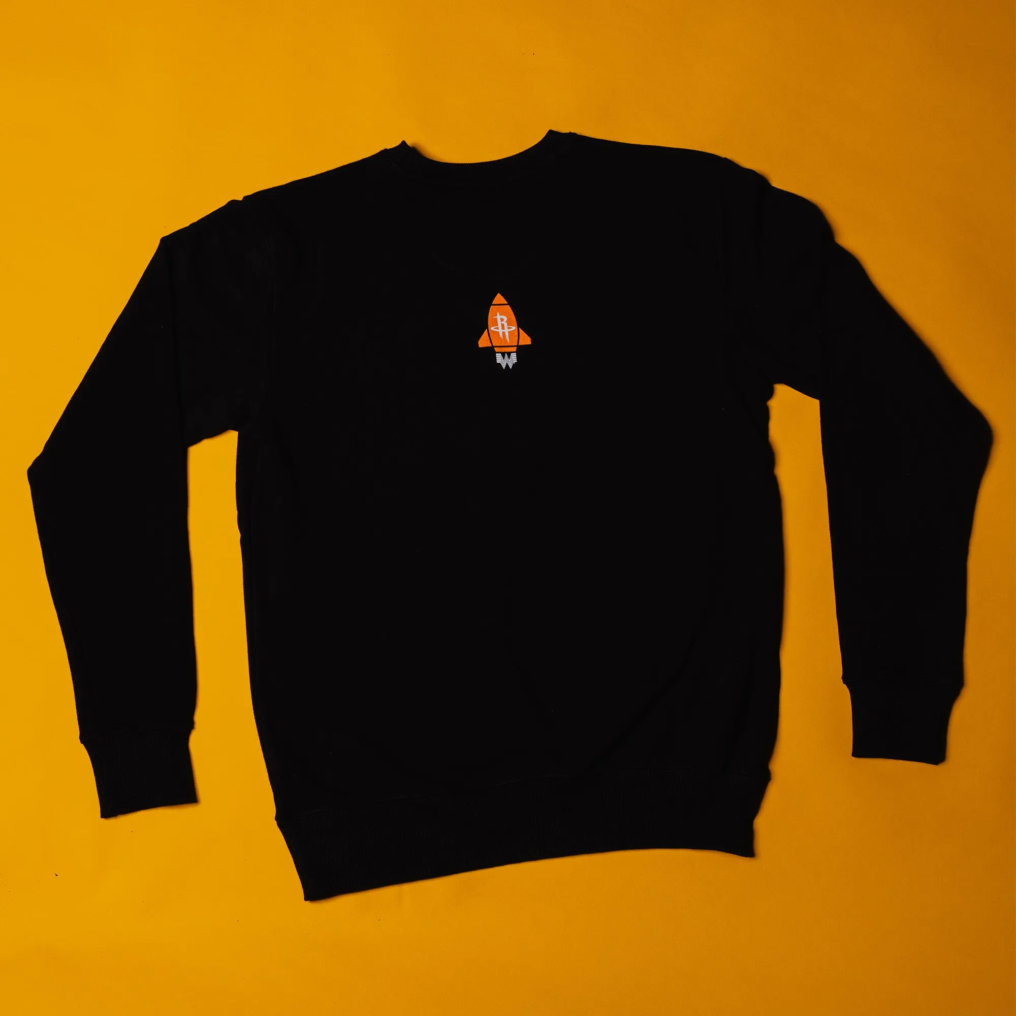 Men's Houston Rockets x Whataburger Sportiqe Always Clutch Crewneck Sweatshirt