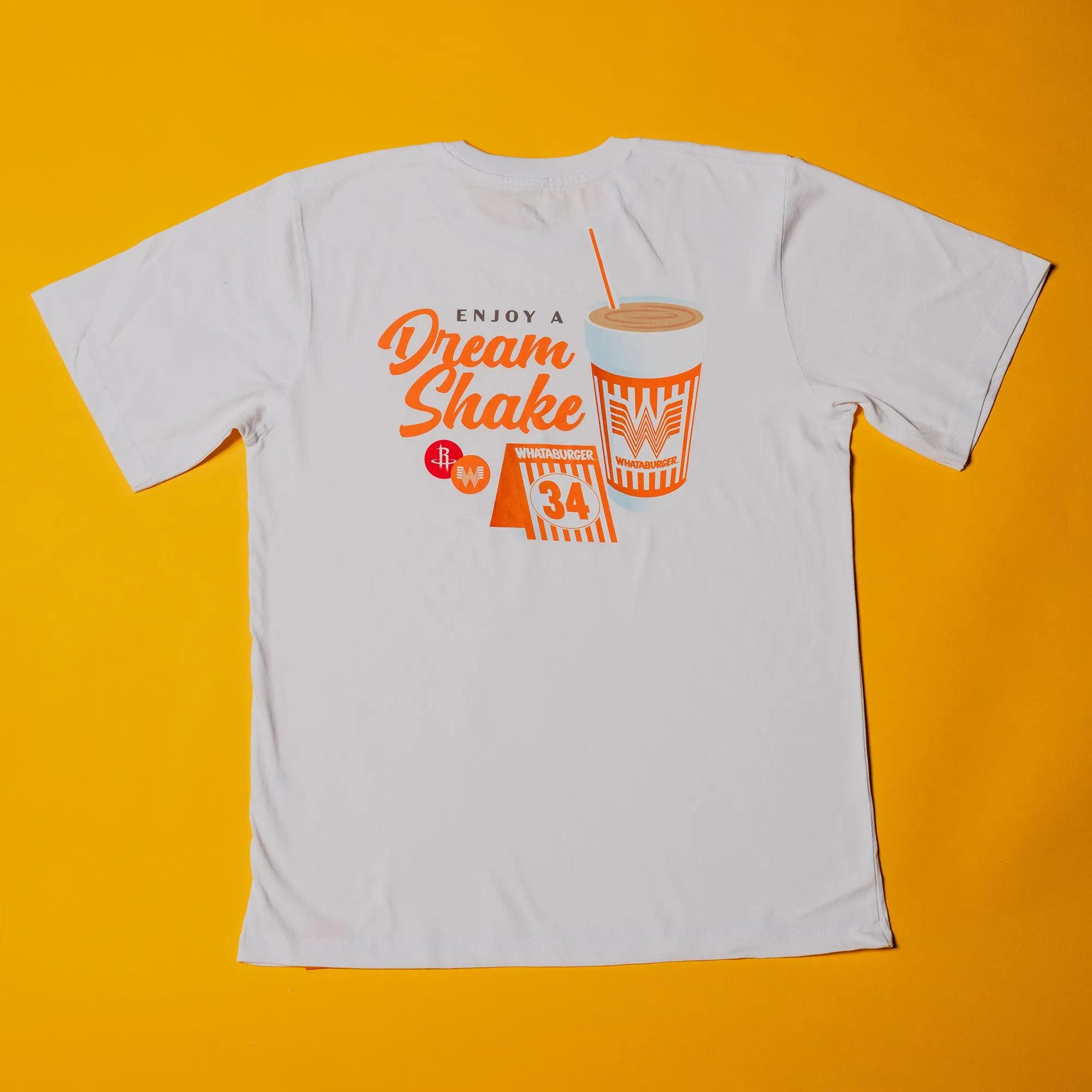 Men's Houston Rockets x Whataburger Sportiqe Dream Shake T-Shirt