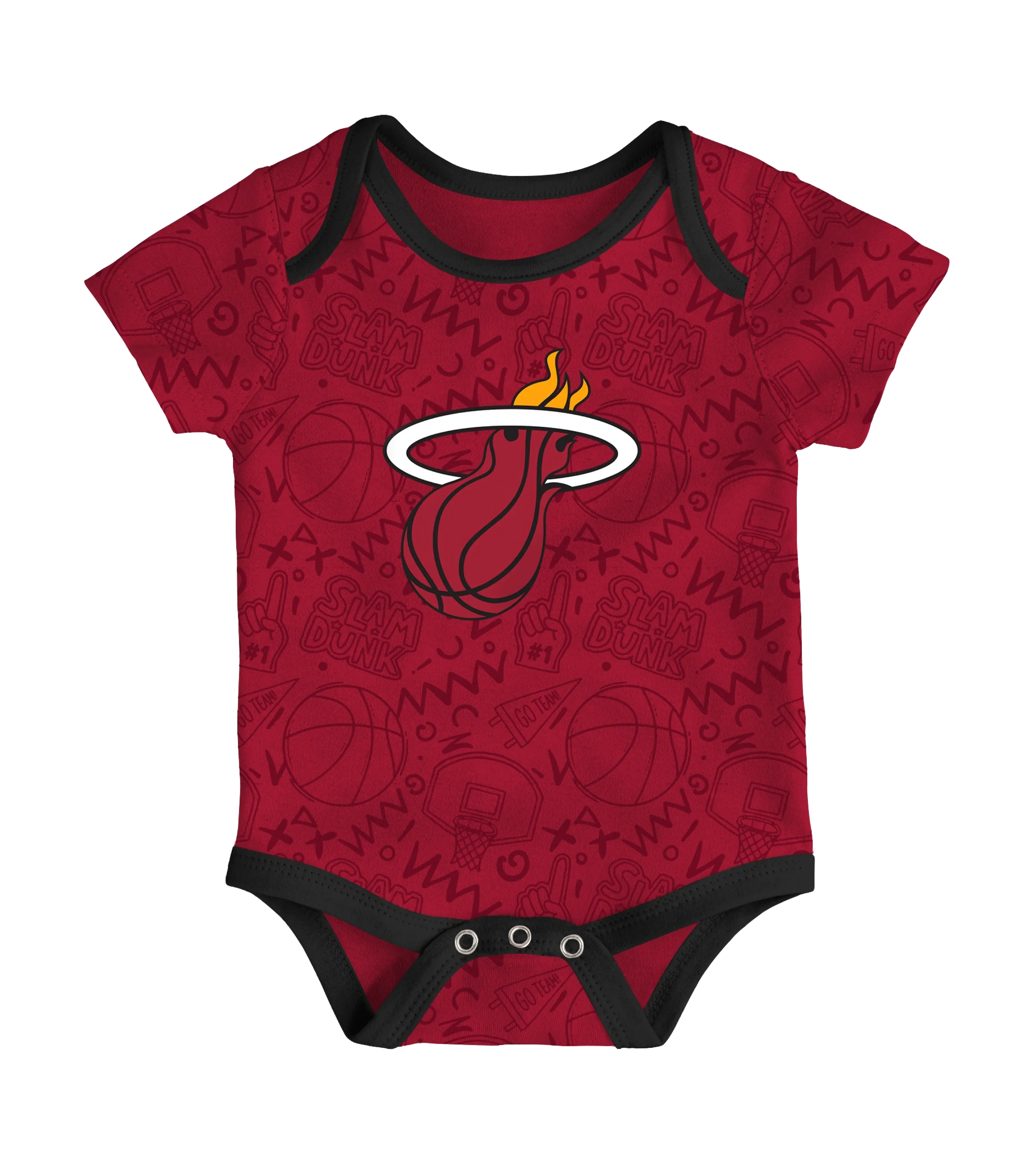 Miami HEAT 3 Piece Slam Dunk Creeper Infant Set