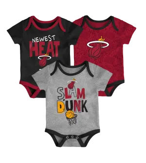 Miami HEAT 3 Piece Slam Dunk Creeper Infant Set