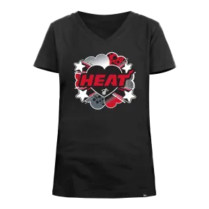 Miami HEAT Girls Glitter Tee
