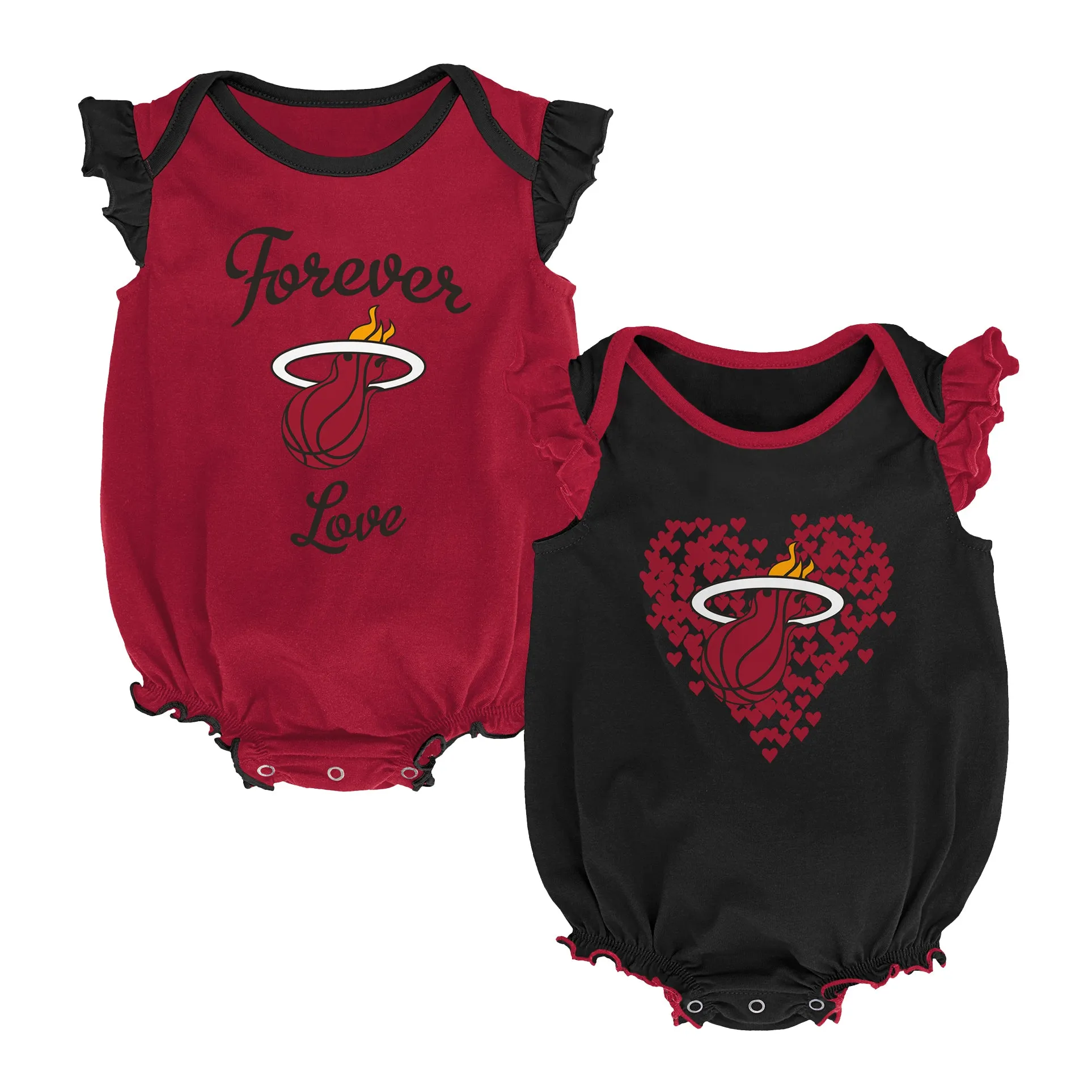 Miami HEAT Infant Girls Celebration 2 Piece Creeper