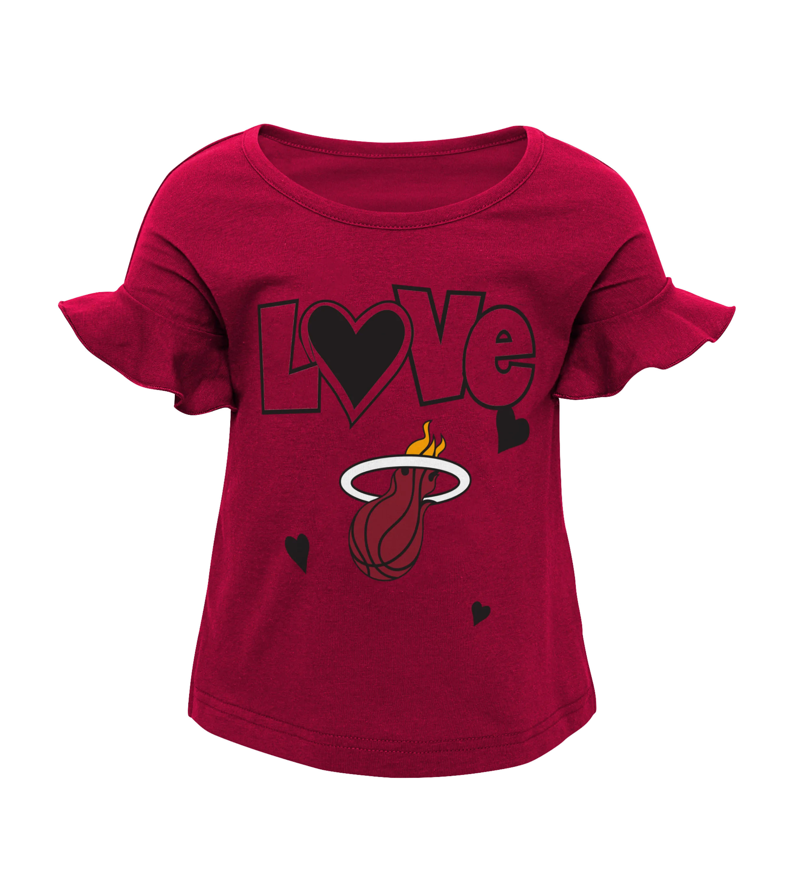 Miami HEAT Toddler Girls Sweet Heart Pant Set