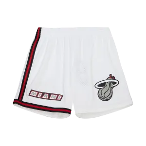 Mitchell & Ness Miami HEAT Cement Swingman Shorts