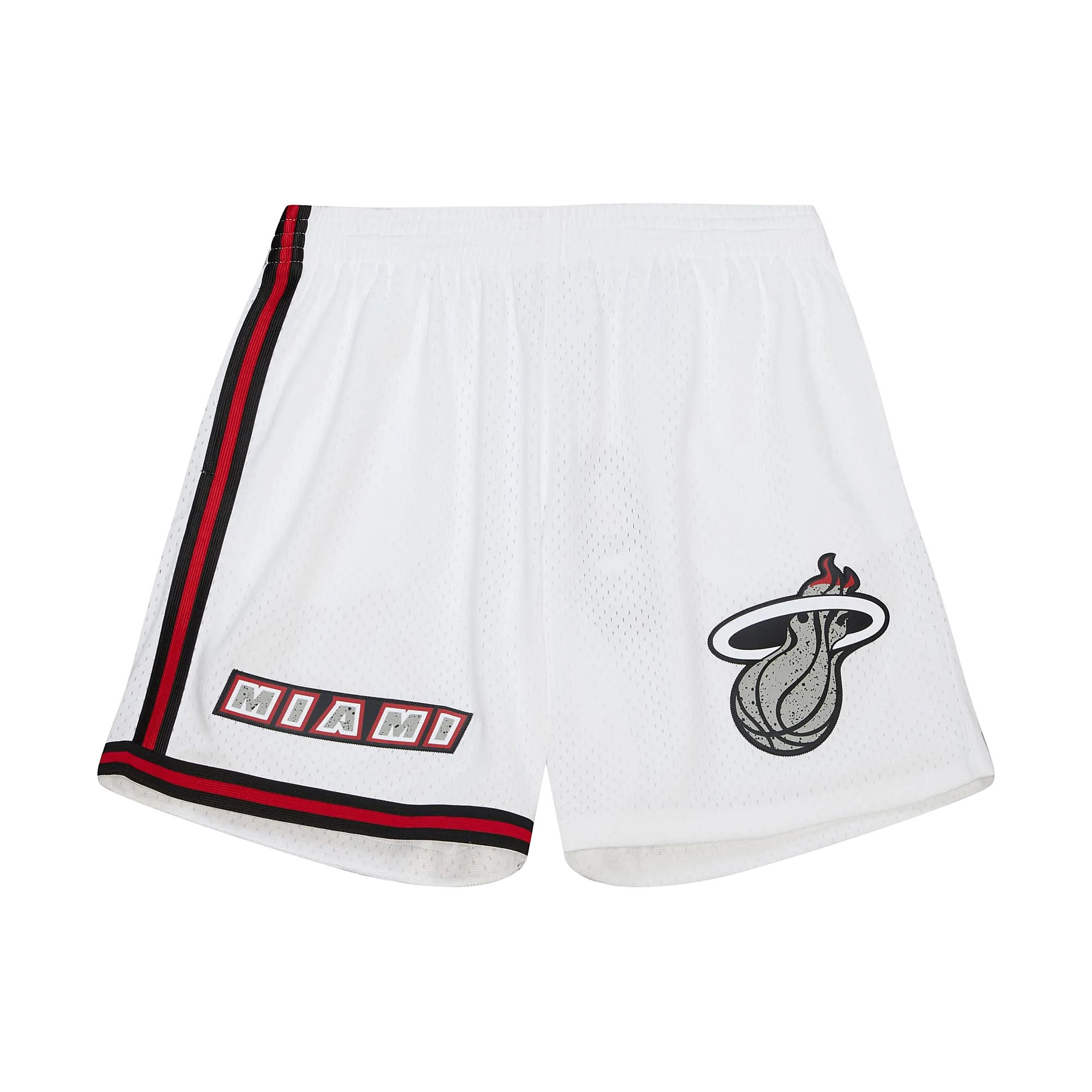 Mitchell & Ness Miami HEAT Cement Swingman Shorts