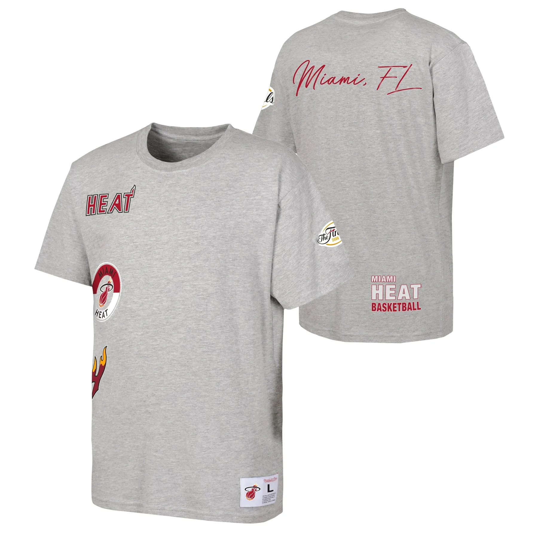 Mitchell & Ness Miami HEAT Champ City Youth Tee