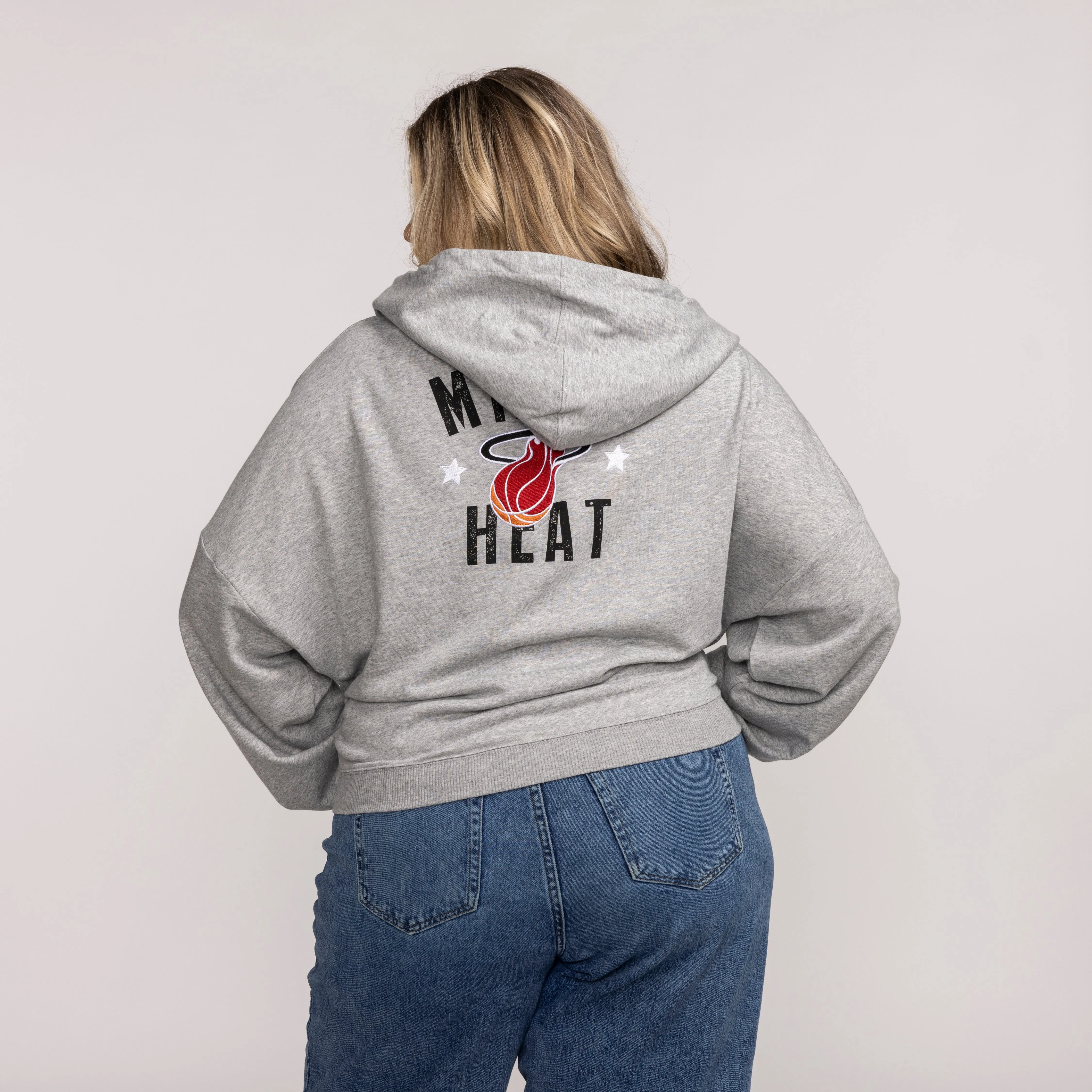 Mitchell & Ness Miami HEAT Cropped Women's Jacket