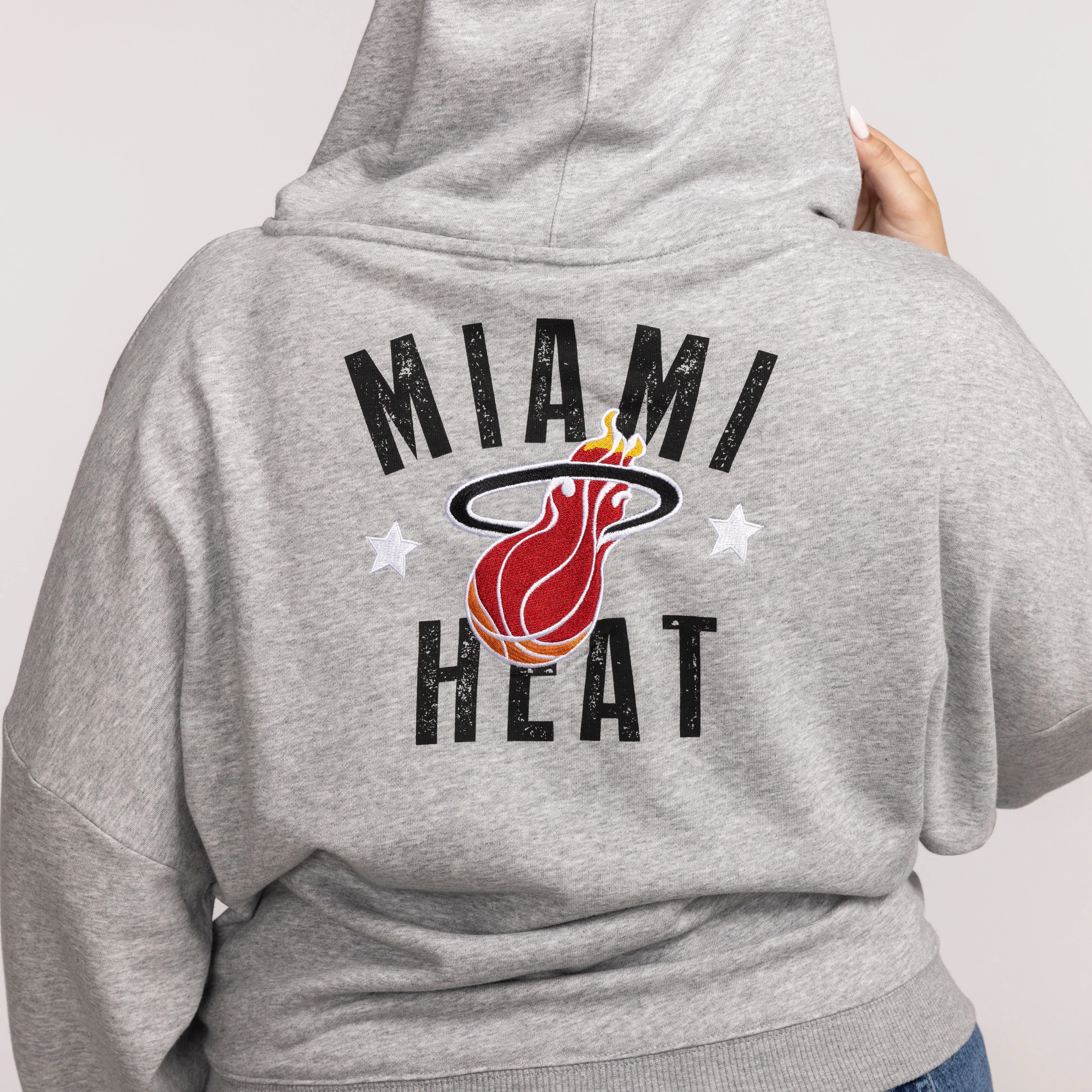 Mitchell & Ness Miami HEAT Cropped Women's Jacket