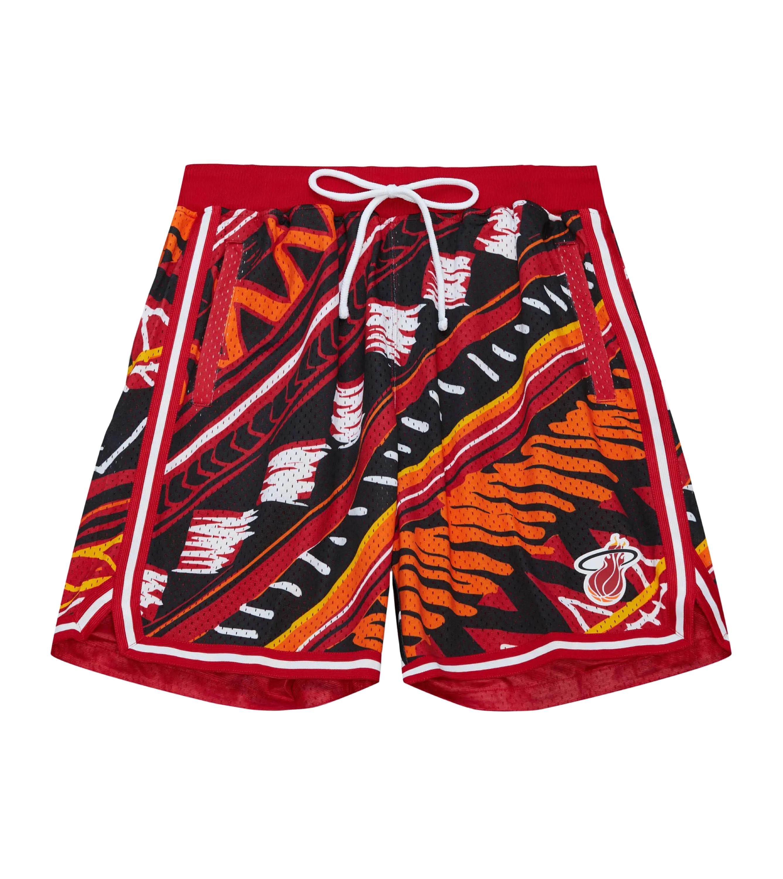 Mitchell & Ness Miami HEAT Game Day Pattern Shorts