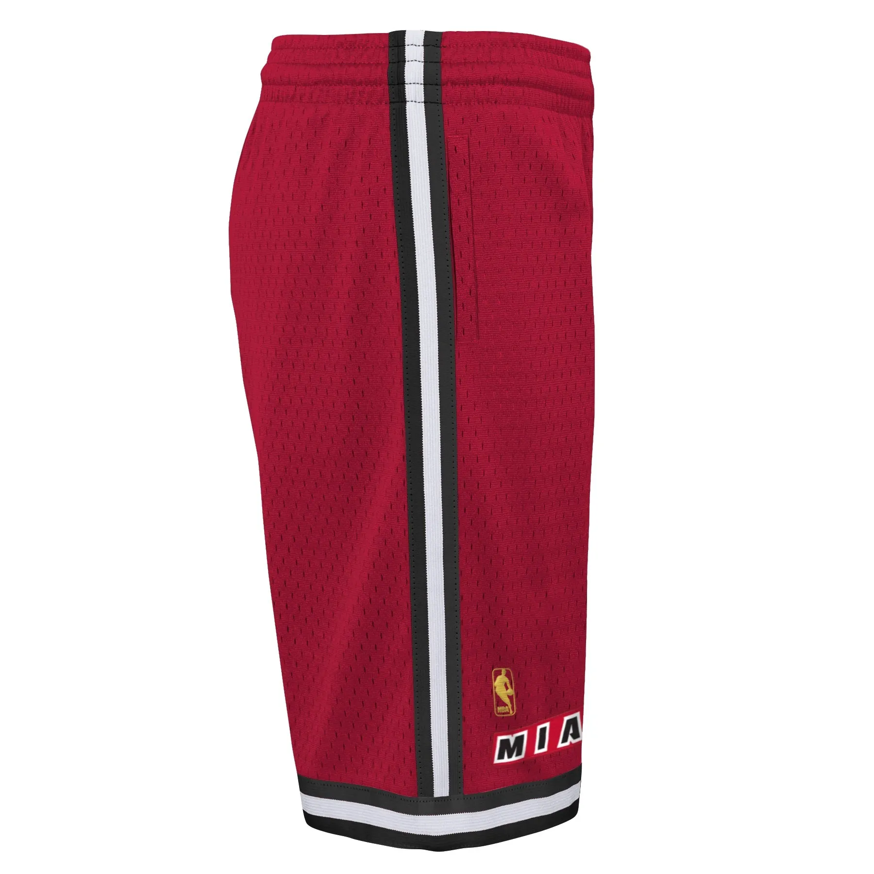 Mitchell & Ness Miami HEAT Hardwood Classic Red Youth Shorts