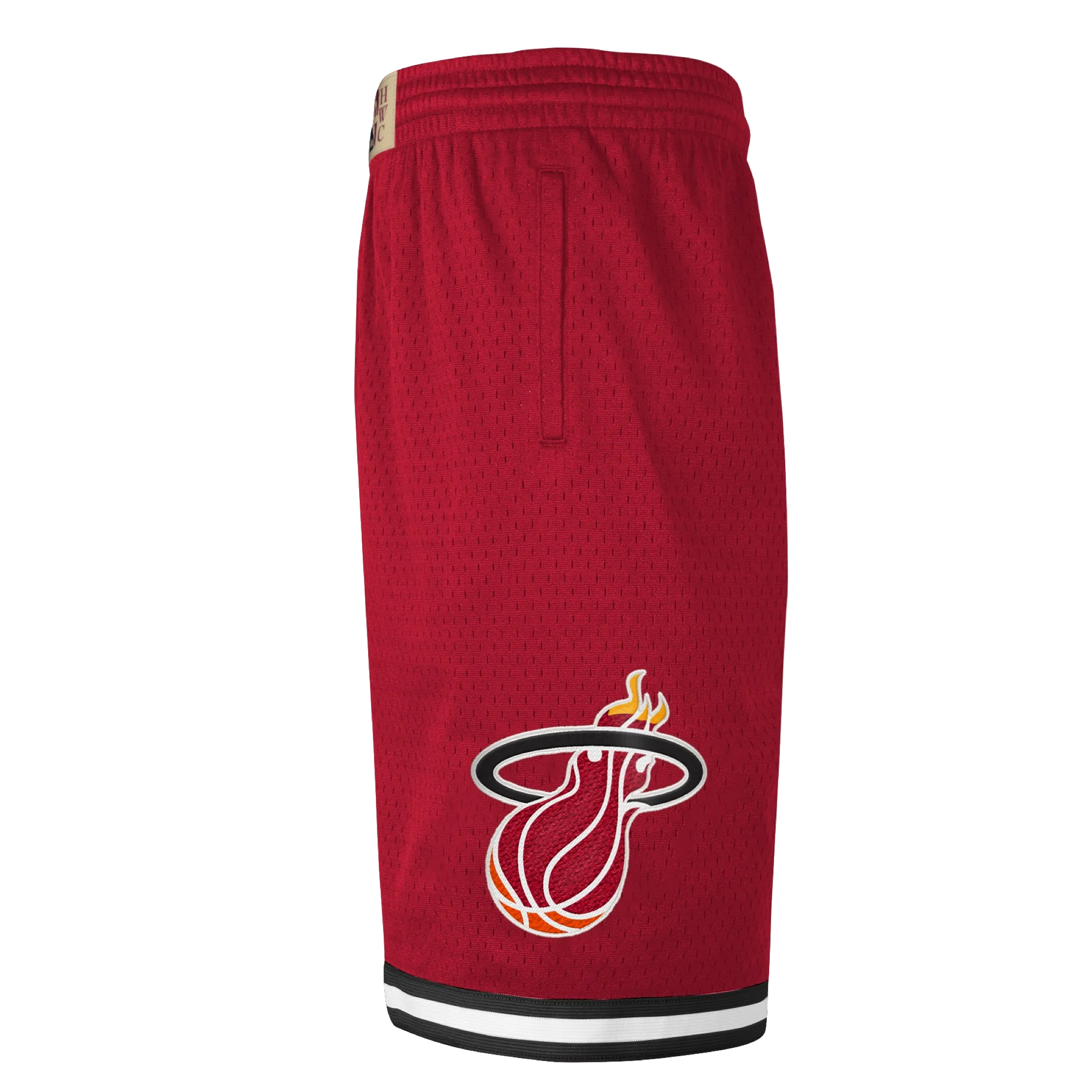 Mitchell & Ness Miami HEAT HWC Red Swingman Youth Shorts
