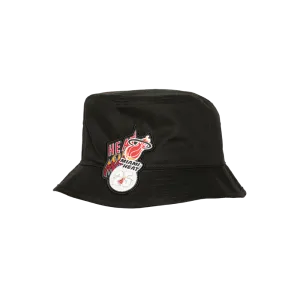 Mitchell & Ness Miami HEAT Logolap Bucket Hat