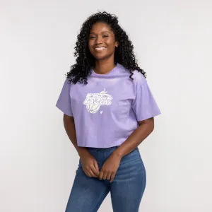 New Era Miami HEAT Glow In the Dark Women's Boxy Crop top