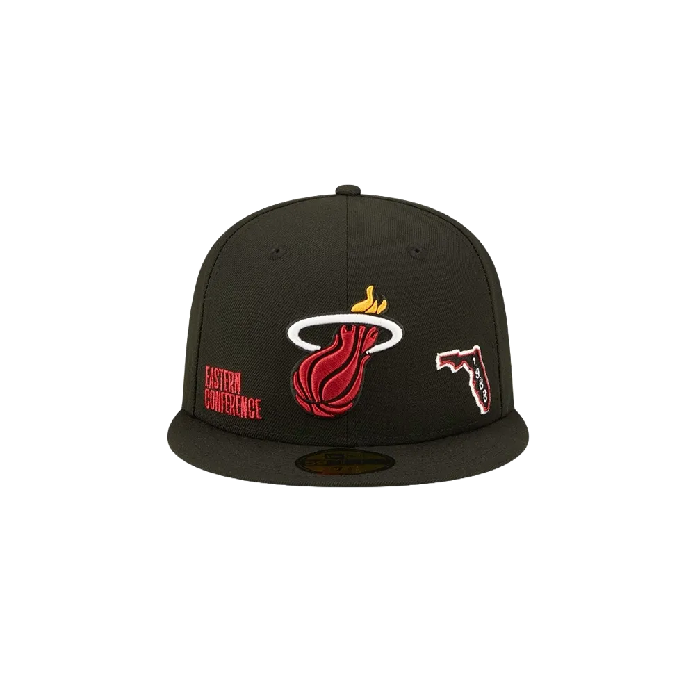 New Era Miami HEAT Identity Fitted Hat