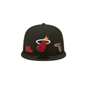 New Era Miami HEAT Identity Fitted Hat