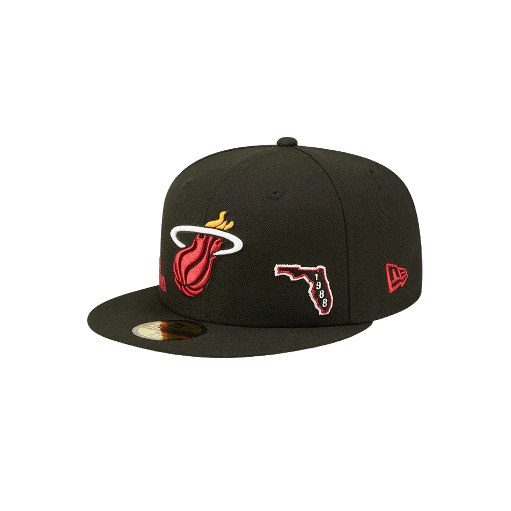 New Era Miami HEAT Identity Fitted Hat