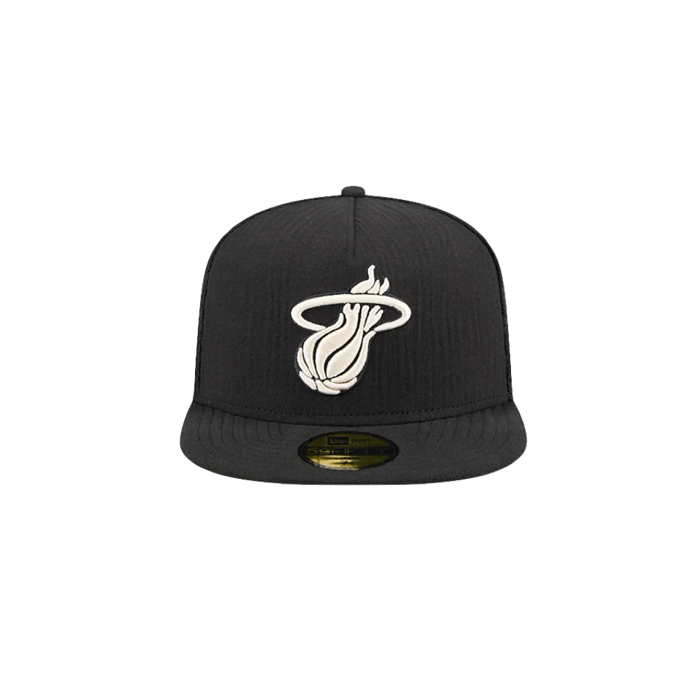 New Era Miami HEAT Logo Fitted Hat