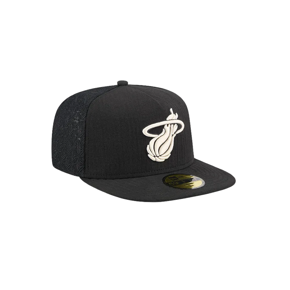 New Era Miami HEAT Logo Fitted Hat