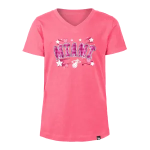 New Era Miami HEAT Sequins Girls Tee