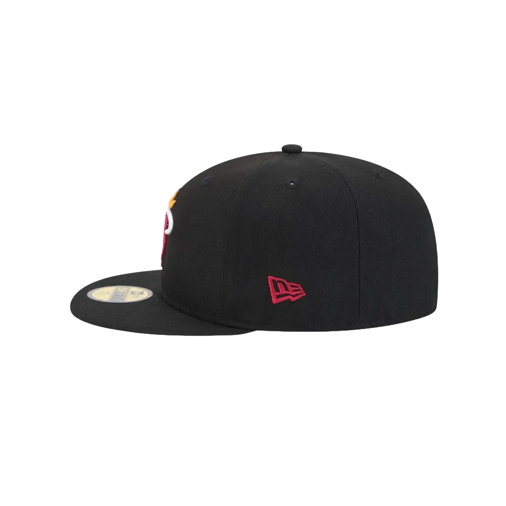 New Era Miami HEAT Side Patch Fitted Hat