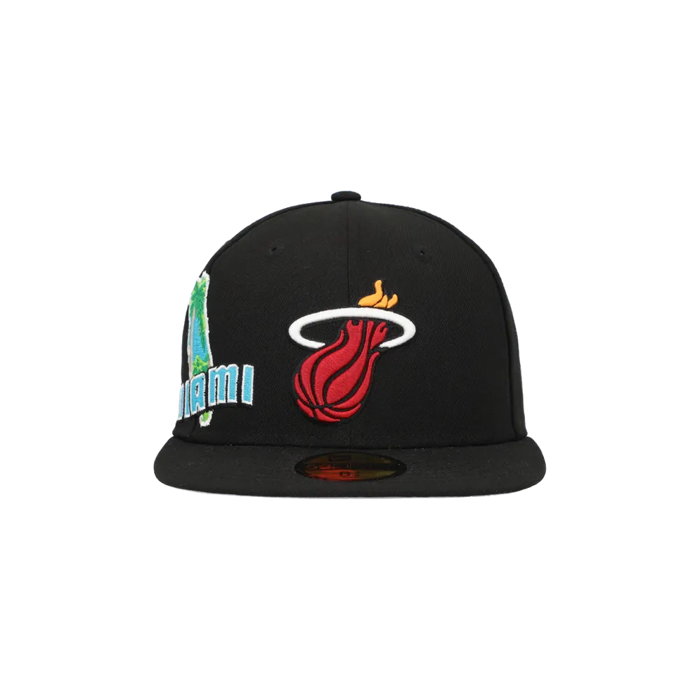 New Era Miami HEAT Stateview Fitted Hat