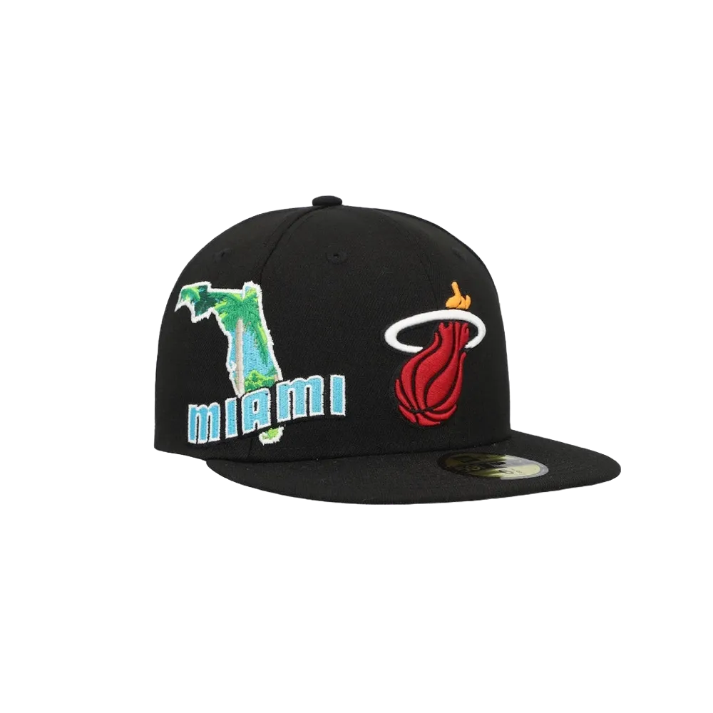 New Era Miami HEAT Stateview Fitted Hat