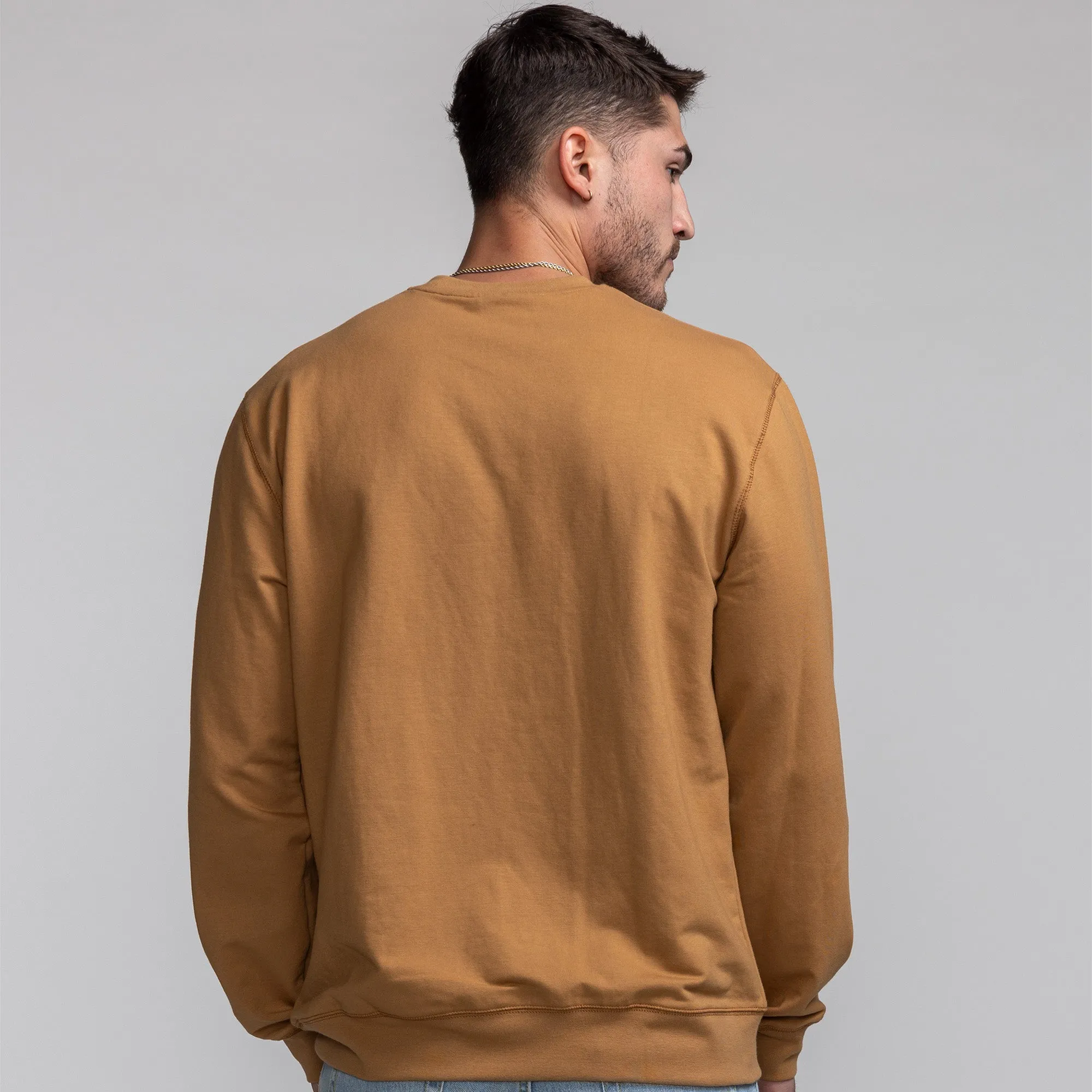 New Era Miami HEAT Tan Crewneck