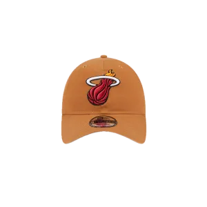 New Era Miami HEAT Tan Logo Dad Hat