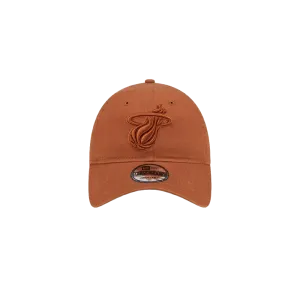 New Era Miami HEAT Tonal Brown Hat