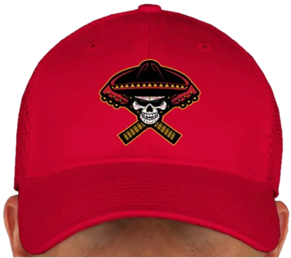 New Era Stretch Fit Mesh Hat - Red