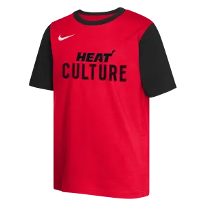 Nike HEAT Culture: Blood Red Youth Colorblock Tee