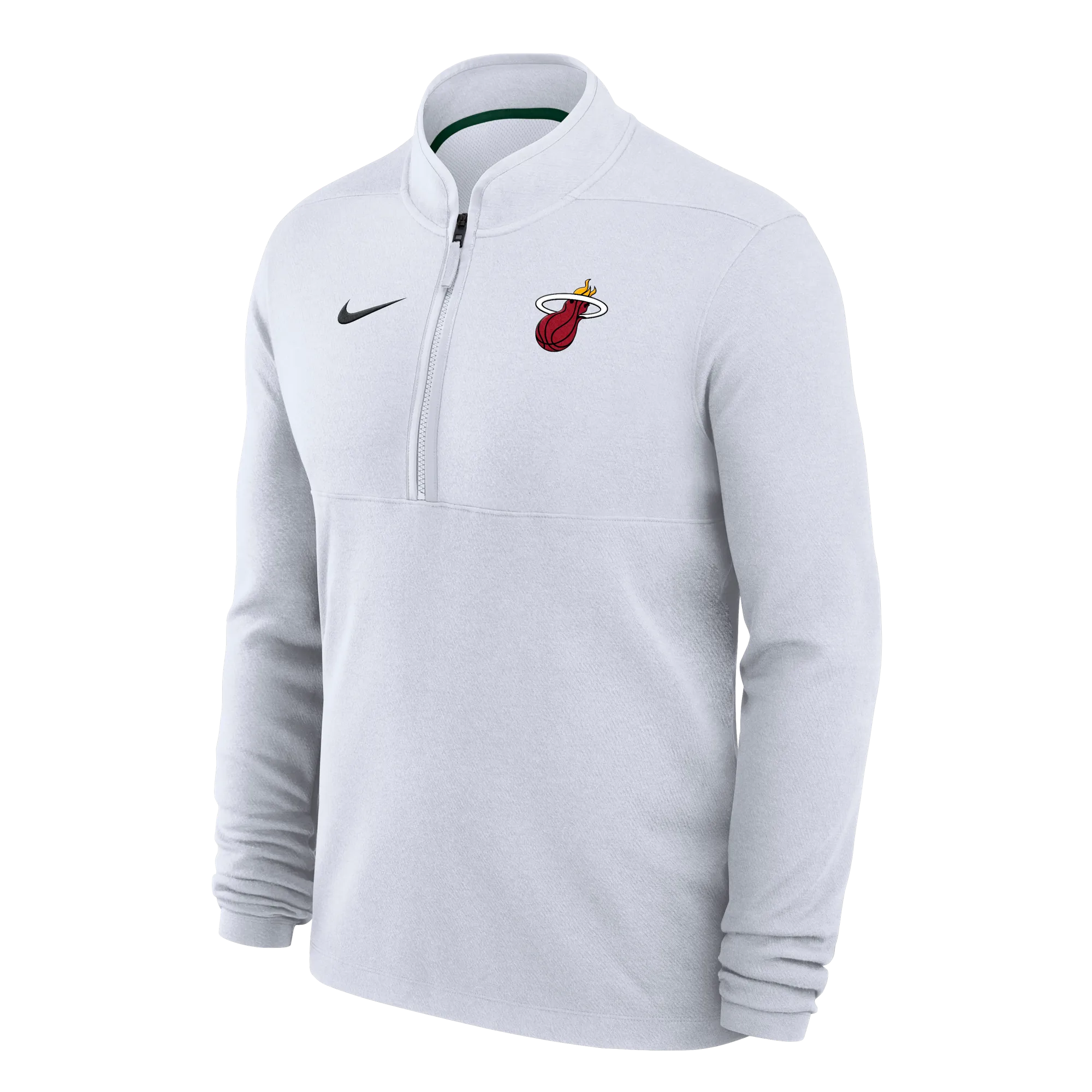 Nike Miami HEAT Logo White 1/4 Zip