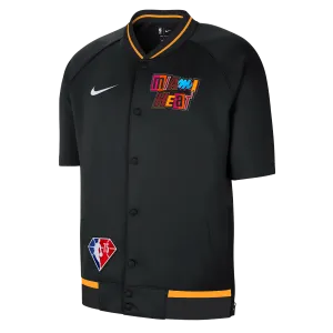 Nike Miami HEAT Mashup Showtime Short-Sleeve Jacket