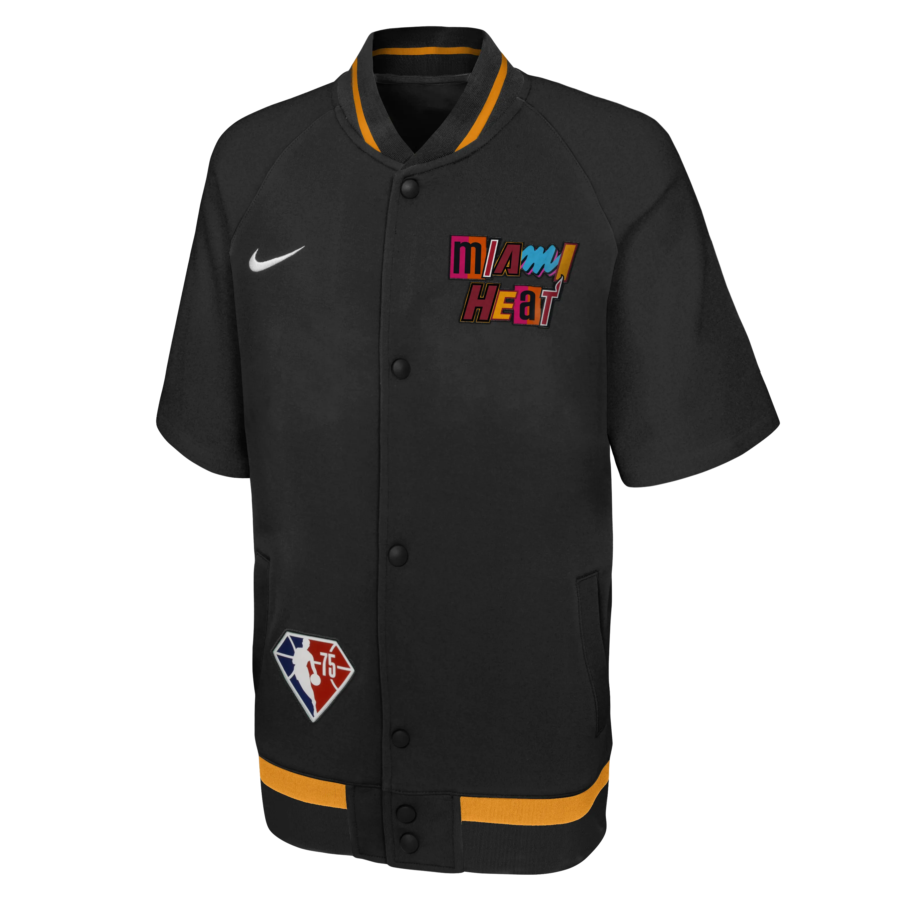 Nike Miami HEAT Mashup Showtime Short-Sleeve Youth Jacket