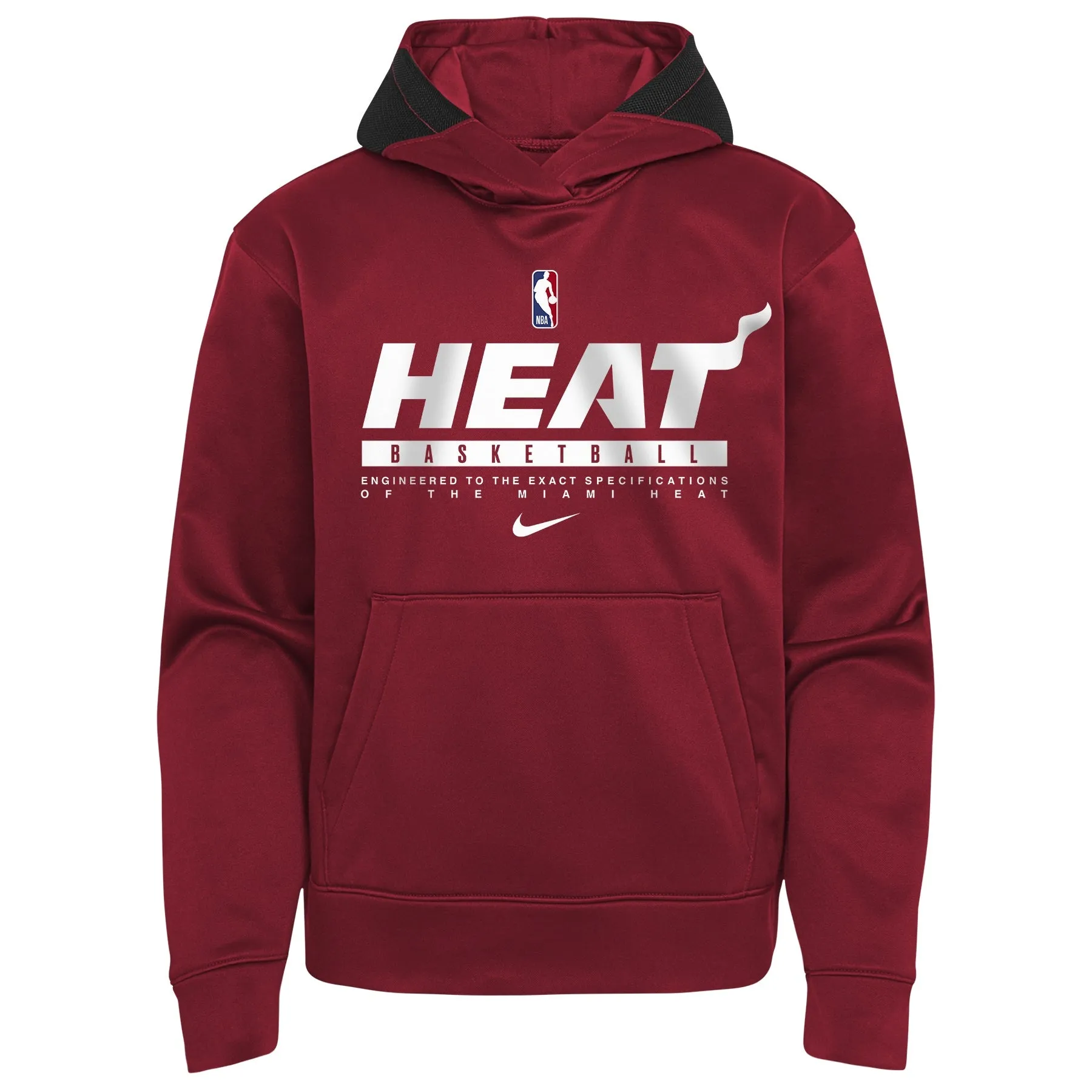 Nike Miami HEAT Spotlight Youth Red Hoodie