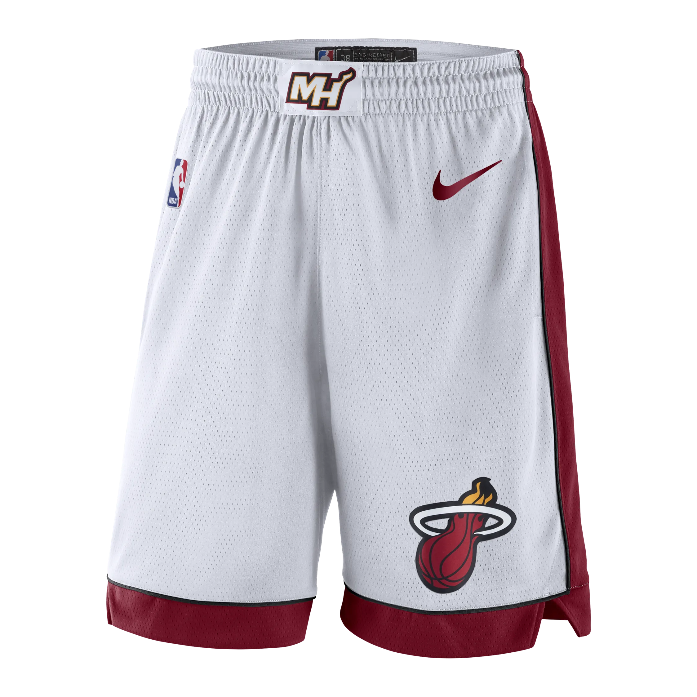 Nike Miami HEAT Swingman Shorts White