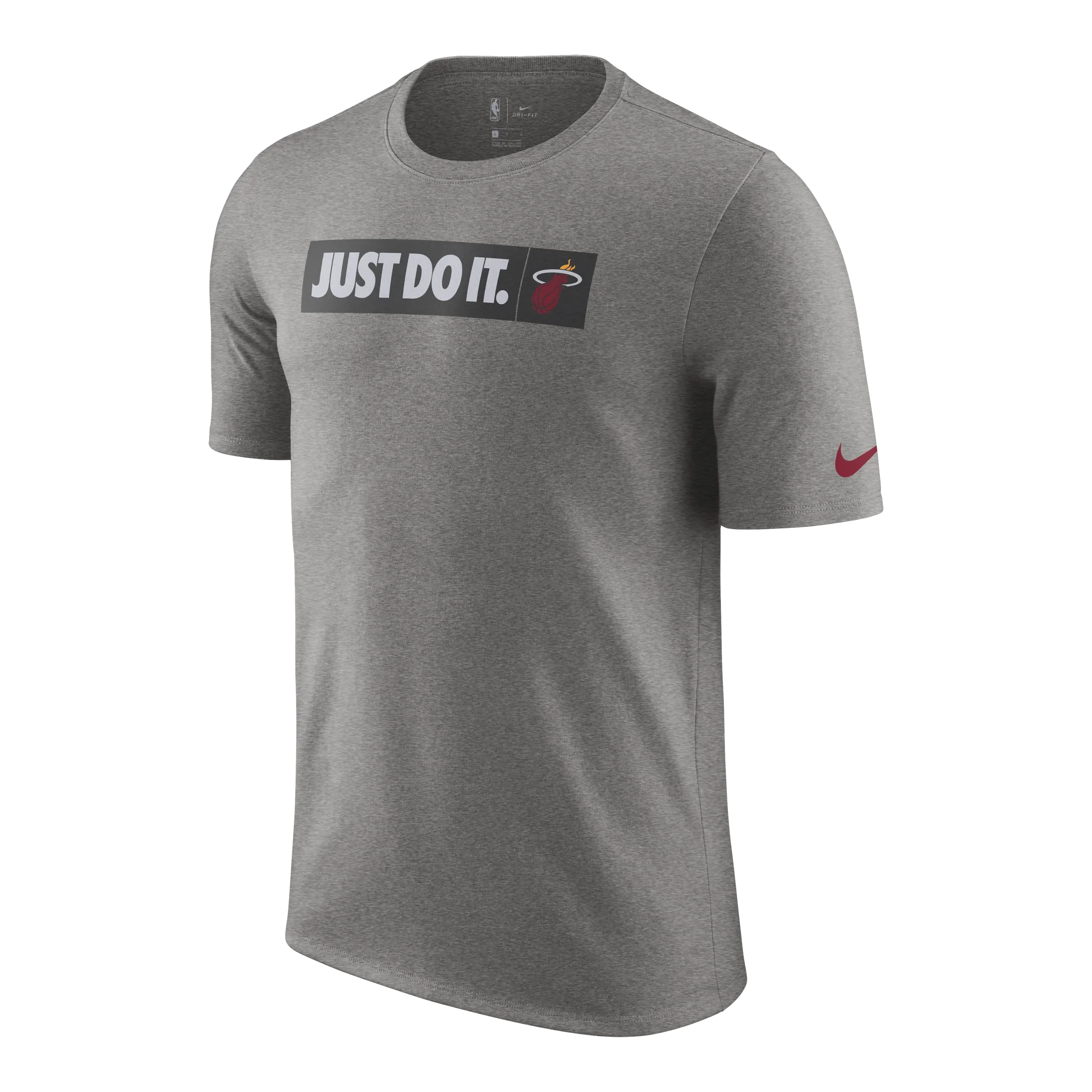 Nike Miami HEAT Youth Just Do It Grey Tee