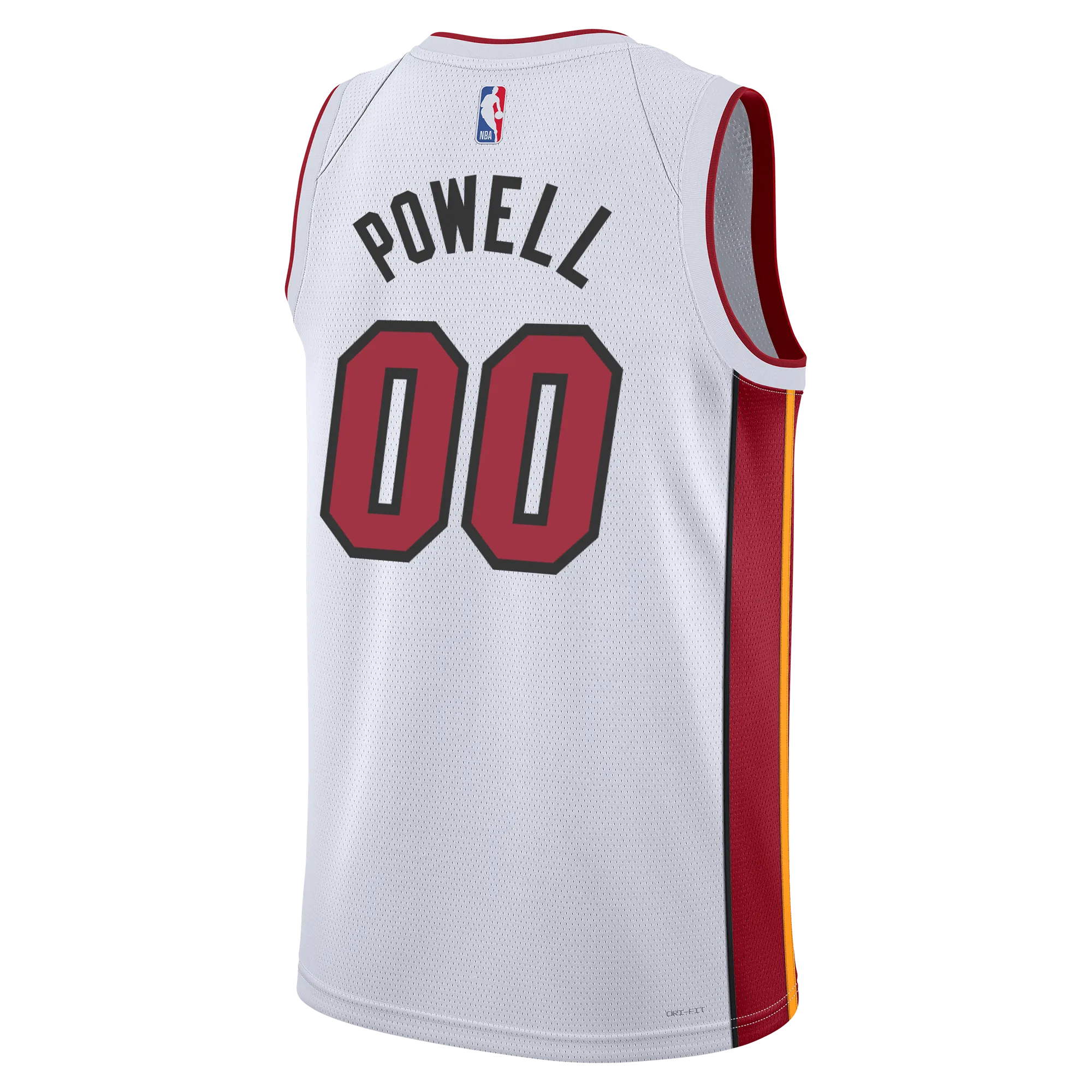 Norman Powell Nike Miami HEAT Association White Youth Swingman Jersey