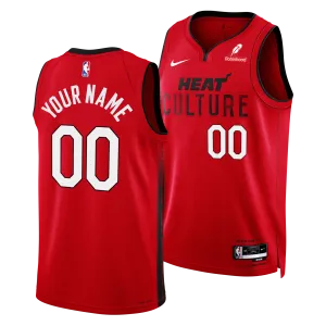 Personalized Nike HEAT Culture: Blood Red Youth Swingman Jersey
