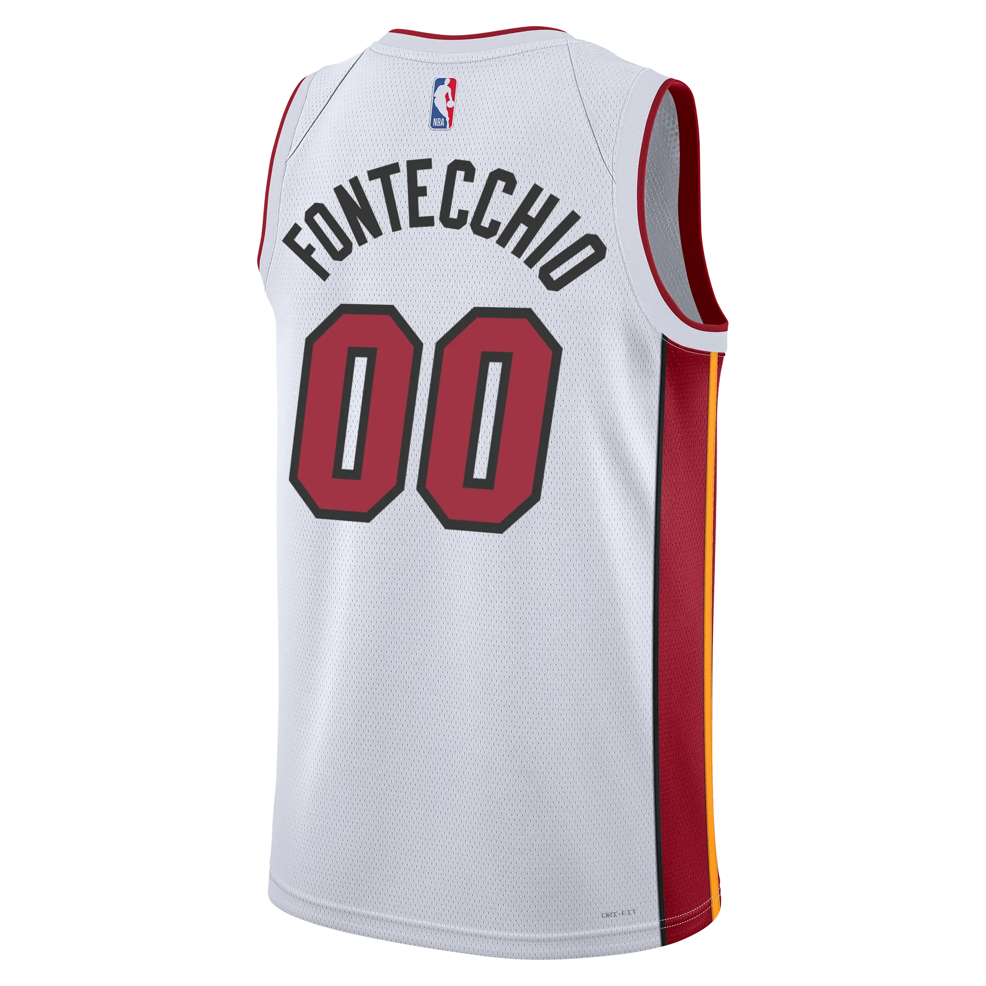 Simone Fontecchio Nike Miami HEAT Association White Swingman Jersey
