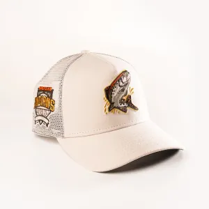 SPOKANE INDIANS STONE MESHBACK 9FOURTY A-FRAME SNAPBACK HAT