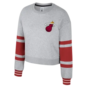 Stadium Essentials Miami HEAT Women's Cropped Crewneck