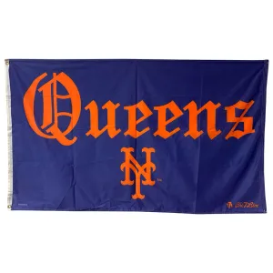 Straight Outta Queens | Flag (Blue)