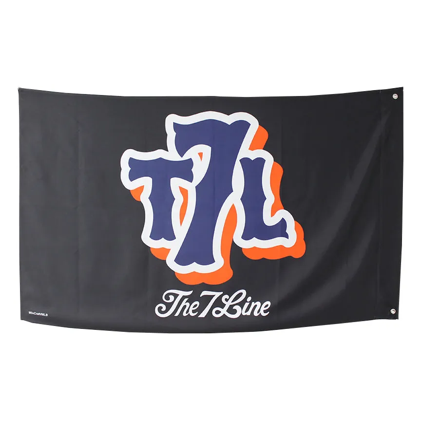 T7L LOGO (black) flag