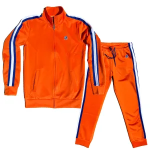 The 7 Line T7L Racing Stripe | Track Suit (Orange)